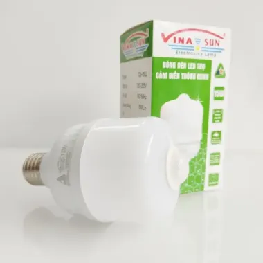 Bóng đèn led trụ nhôm cảm biến thông minh 20W